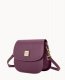 Dooney Saffiano Saddle Bag Plum Wine ID-RVzSwbQI