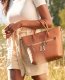 Dooney Pebble Grain Handle Tote Wine ID-US4Ry5HZ