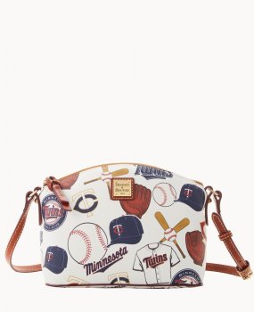 Dooney MLB Twins Suki Crossbody Med Wristlet TWINS ID-STYuwPd0