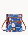 Dooney MLB Blue Jays N S Triple Zip Crossbody Blue Jays ID-keuGnRYe