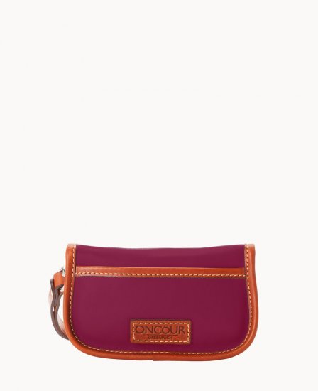 Dooney Oncour Elba Flap Wristlet Fuchsia ID-erMQ5xbi - Click Image to Close