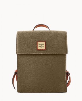 Dooney Pebble Grain Backpack Olive ID-oAJFbxIJ