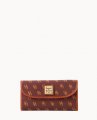 Dooney Gretta Continental Clutch Bordeaux ID-3C8VczNP