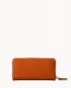 Dooney Saffiano Large Zip Around Natural ID-QCprZ8bX