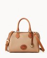 Dooney All Weather Leather 3.0 Barrel Satchel 28 Taupe ID-Ze7H3TzT