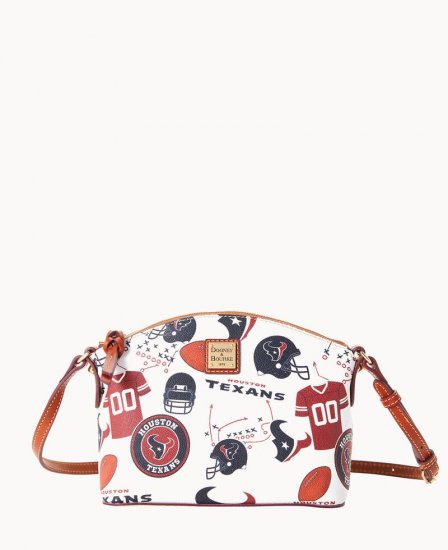 Dooney NFL Texans Suki Crossbody TEXANS ID-07UlPxmH - Click Image to Close