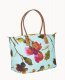 Dooney Roberta Pieri Flower Classic Large Robertina Tote Light Blue ID-7p1Z4J2t