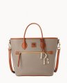 Dooney Pebble Grain Handle Tote Taupe ID-WeA0i6J9