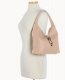 Dooney Pebble Grain Small Logo Lock Sac Blush ID-mpX3oa8M
