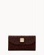 Dooney Ostrich Continental Clutch Brown Tmoro ID-yAHsvQuT