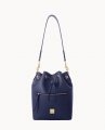 Dooney Saffiano Drawstring Marine ID-DGmP7hNu