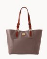 Dooney Pebble Grain Tammy Tote Taupe ID-Bly0QIu8