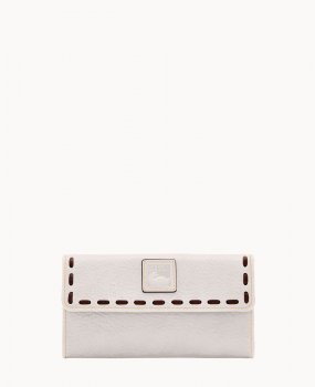 Dooney Florentine Continental Clutch Ecru ID-ggBb1B9C