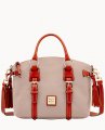 Dooney Pebble Grain Bristol Satchel Oyster ID-m2gbkiBF