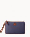 Dooney Pebble Grain Large Wristlet Midnight Blue ID-fp1nZCSI