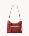 Dooney Pebble Grain Small Hobo Wine ID-cSj4dYYI