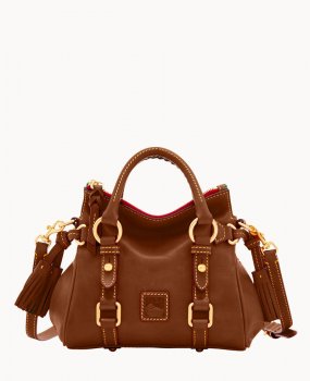 Dooney Florentine Nano Satchel Chestnut ID-hjx8yGla