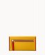 Dooney Pebble Grain Continental Clutch Mustard ID-ePobMDAD
