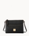 Dooney Saffiano Ginger Crossbody Black ID-lWrKL6Pg