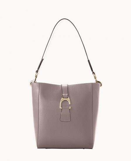 Dooney Saffiano Brynn Taupe ID-T6krIbYy - Click Image to Close