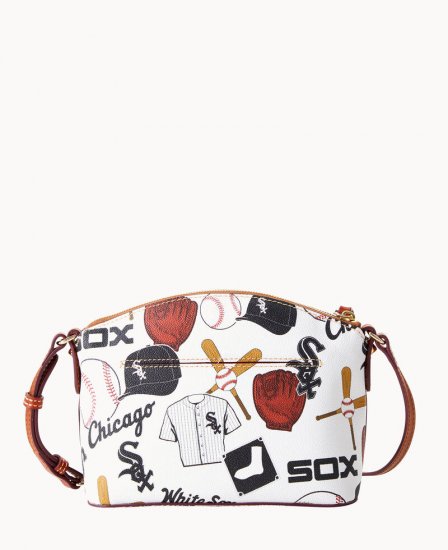 Dooney MLB White Sox Suki Crossbody WHITE SOX ID-IoMD5d4A - Click Image to Close