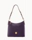 Dooney Pebble Grain Hobo Plum Wine ID-0WcT65os