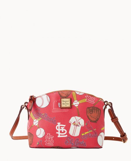 Dooney MLB Cardinals Suki Crossbody Cardinals ID-CJzoJ6i7 - Click Image to Close