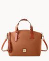 Dooney Pebble Grain Trina Satchel Caramel ID-nNIGPd9w