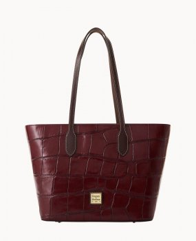 Dooney Denison Tote Bordeaux ID-hg7sQbPt