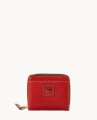Dooney Florentine Small Zip Around Wallet Red ID-kSD7pPod