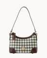 Dooney Houndstooth Shoulder Bag Green ID-Qa2ELKjo