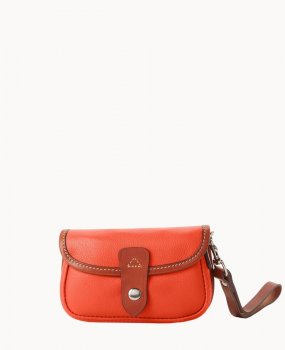 Dooney Oncour Twist Flap Wristlet Geranium ID-E8nLzl7b