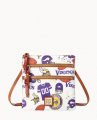 Dooney NFL Vikings N S Triple Zip Crossbody VIKINGS ID-L7fj2v9n