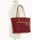 Dooney Pebble Grain Large Tote Wine ID-wVceulzS