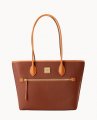 Dooney Wexford Leather Tote Natural ID-Pi8lpQft