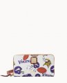 Dooney NFL Vikings Large Zip Around Wristlet VIKINGS ID-EhhR1KWo