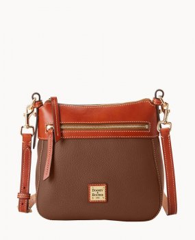 Dooney Pebble Grain Crossbody 25 Bark ID-PL8F5K8c