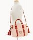 Dooney Pebble Grain Bristol Satchel Blush ID-IS7m8sca
