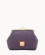 Dooney Pebble Grain Large Framed Purse Plum Wine ID-9ZUcJTpX