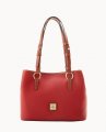 Dooney Pebble Grain Small Briana with Pouch Red ID-NxATtZiL