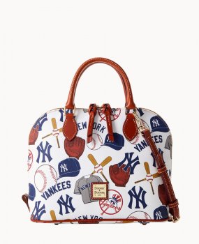 Dooney MLB Yankees Zip Zip Satchel YANKEES ID-yP19OJDp