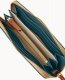 Dooney Pebble Grain Large Zip Around Wristlet Teal ID-SrcX3pkX