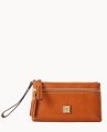 Dooney Saffiano Double Zip Wristlet Natural ID-ALTsMNYf