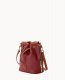 Dooney Pebble Grain Small Drawstring Wine ID-5jgaDofT