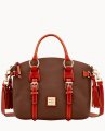 Dooney Pebble Grain Bristol Satchel Bark ID-2nc9152Z