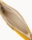 Dooney Pebble Grain Medium Wristlet Mustard ID-55Rzzrfz