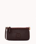 Dooney Florentine Large Slim Wristlet Brown Tmoro ID-HkfnnweC
