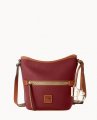 Dooney Pebble Grain Small Zip Sac Wine ID-qtr3g34U