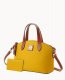 Dooney Pebble Grain Ruby Bag With Card Case Mustard ID-GX72dMsZ
