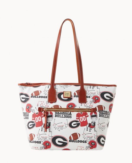 Dooney Collegiate Georgia Tote U OF GEORGIA ID-UfRGlv6L - Click Image to Close